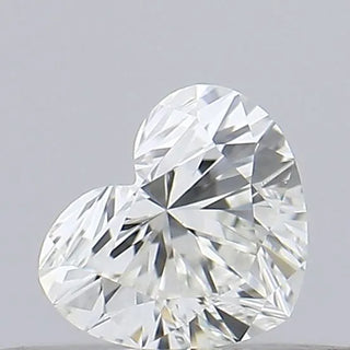 0.21ct Heart Natural Diamond (Colour J, Clarity VS1, GIA Certified)