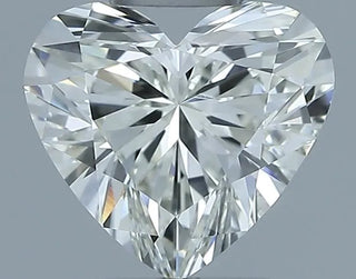 0.53ct Heart Natural Diamond (Colour J, Clarity IF, Cut VG, IGI Certified)