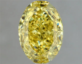 1.09ct Oval Natural Diamond (Colour Fancy Brownish Yellow, Clarity VS2, GIA Certified)