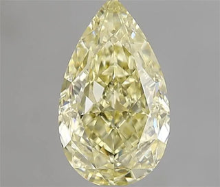 1.09ct Pear Natural Diamond (Colour Fancy Yellow, Clarity IF, GIA Certified)