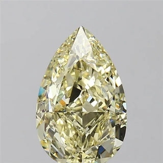 1.22ct Pear Natural Diamond (Colour Fancy Light Yellow, Clarity IF, GIA Certified)