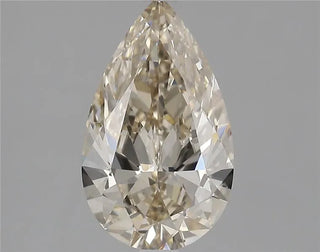 1.30ct Pear Natural Diamond (Colour Fancy Light Brown Yellow, Clarity VVS1, GIA Certified)