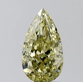 1.50ct Pear Natural Diamond (Colour Fancy Yellow, Clarity VS1, GIA Certified)