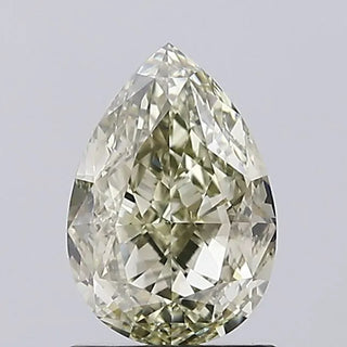 1.69ct Pear Natural Diamond (Colour Fancy Yellow, Clarity VS2, GIA Certified)