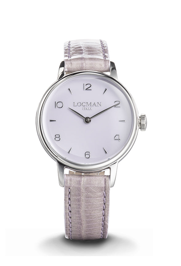 Locman Orologio Metallo Donna 1960 SOLO TEMPO ACCIAIO DONNA ROSA