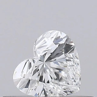 0.23ct Heart Natural Diamond (Colour E, Clarity IF, GIA Certified)