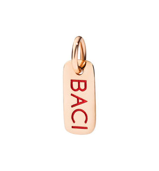 CIONDOLO DODO TAG BACI ORO ROSA DM3/9/BACI/RO/K
