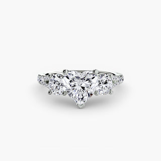Three-Stone with Pavé Band 3