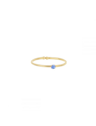 ANELLO 18KT ZAFFIRO AZZURRO annvm131za