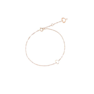 BRACCIALE 18KT CUORE MAMAN E SFERE ROSA brpdm1mss