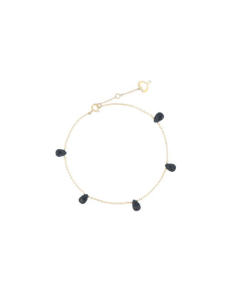 BRACCIALE 18KT DROPS NERE brdrp5sp