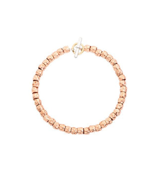 BRACCIALE GRANELLI DODO ORO ROSA E ARGENTO DBB9005-GRANE-G9R9A-L