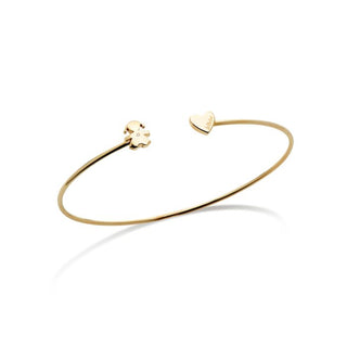 BRACCIALE LE BEBE BIMBA E CUORE ORO GIALLO E DIAMANTE LBB721/M