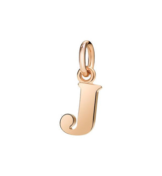 CIONDOLO LETTERA J DODO IN ORO ROSA DMB2013-LETJL-0009R