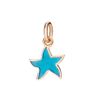 CIONDOLO STELLA DODO ORO ROSA E SMALTO DMB7002-STARS-TTR9R