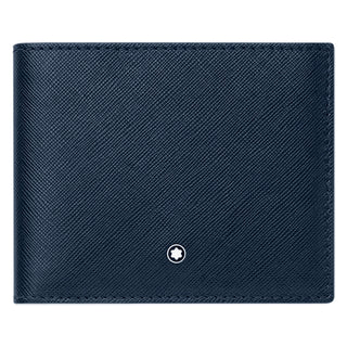 MONTBLANC PORTAFOGLIO 6 SCOMPARTI SARTORIAL BLU 128585