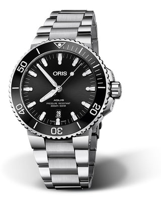 ORIS AQUIS DATE ACCIAIO 73377304134-0782405PEB